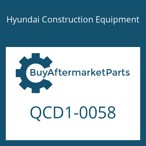 Hyundai Construction Equipment QCD1-0058 - 700-300-100 CARTON DOUBLE BOX