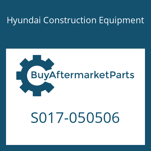 Hyundai Construction Equipment S017-050506 - BOLT-HEX