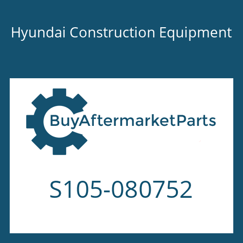 Hyundai Construction Equipment S105-080752 - BOLT-SOCKET