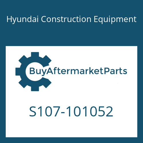 Hyundai Construction Equipment S107-101052 - BOLT-SOCKET