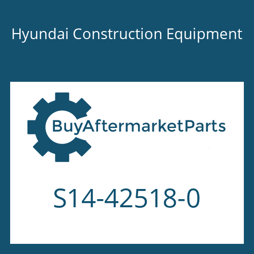 Hyundai Construction Equipment S14-42518-0 - SHAFT ASSY(16-19,21) for Heavy Equipment