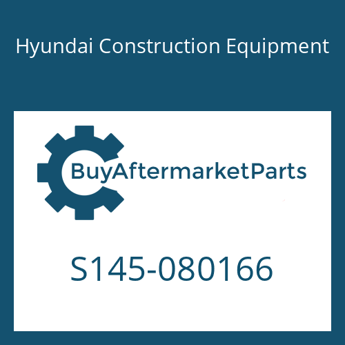 Hyundai Construction Equipment S145-080166 - BOLT-FLAT