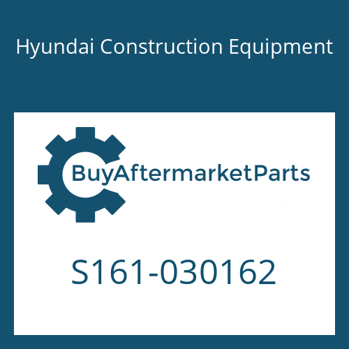 Hyundai Construction Equipment S161-030162 - BOLT-CROSS RD for Heavy Equipment