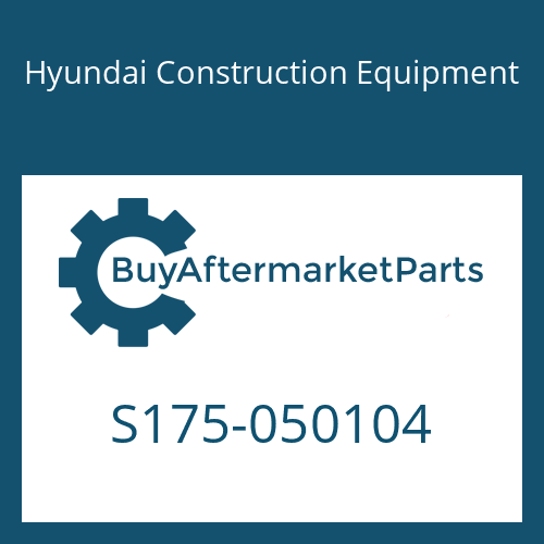 Hyundai Construction Equipment S175-050104 - BOLT-SOCKET