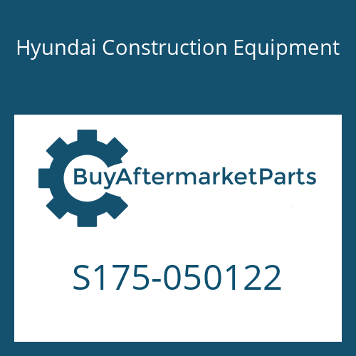 Hyundai Construction Equipment S175-050122 - BOLT-SOCKET for Heavy Equipment