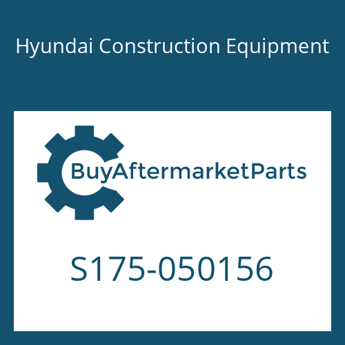 Hyundai Construction Equipment S175-050156 - BOLT-SOCKET