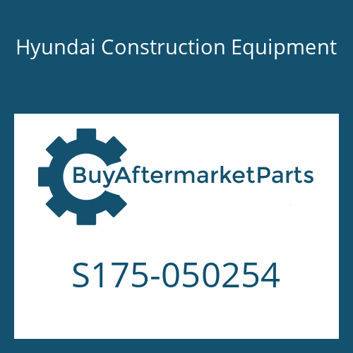 Hyundai Construction Equipment S175-050254 - BOLT-SOCKET