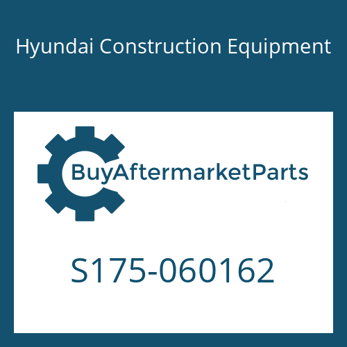 Hyundai Construction Equipment S175-060162 - BOLT-SOCKET