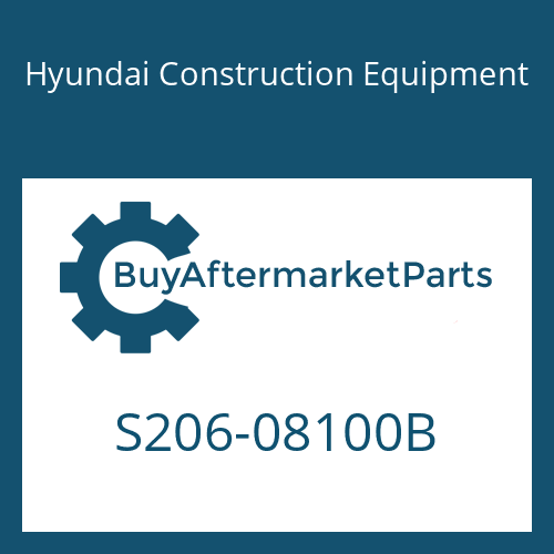 Hyundai Construction Equipment S206-08100B - NUT-HEX