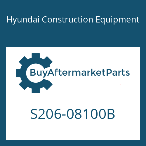 Hyundai Construction Equipment S206-08100B - NUT-HEX for Heavy Equipment