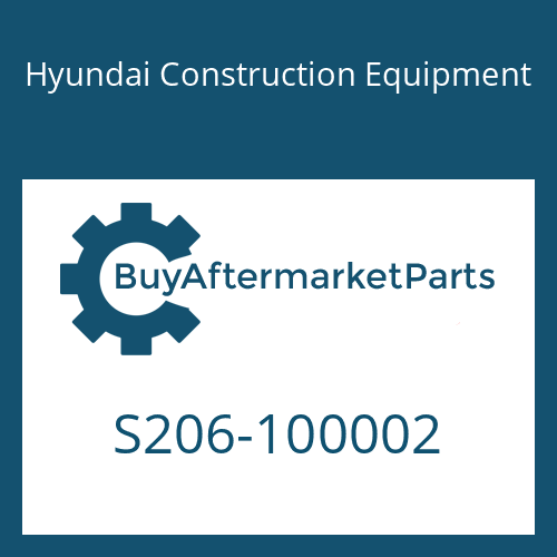 Hyundai Construction Equipment S206-100002 - HEX.NUT for Heavy Equipment