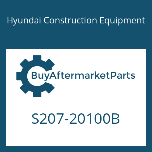 Hyundai Construction Equipment S207-20100B - NUT-HEX
