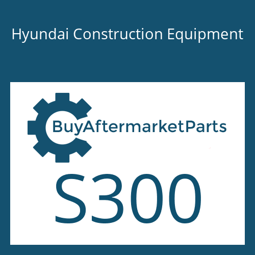 Hyundai Construction Equipment S300 - KEY-PLAIN WOODYUFF