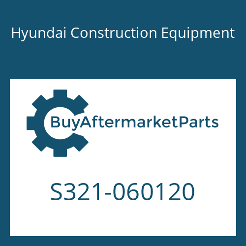 Hyundai Construction Equipment S321-060120 - STOPPER-PIN for Heavy Equipment
