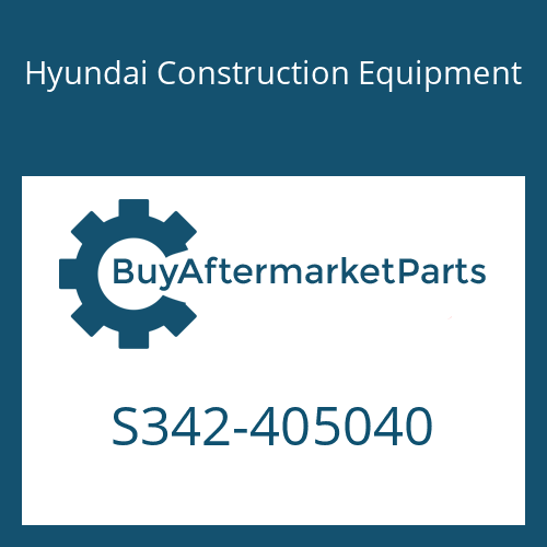 Hyundai Construction Equipment S342-405040 - PLATE-TAPPED,ECCTR HOLE