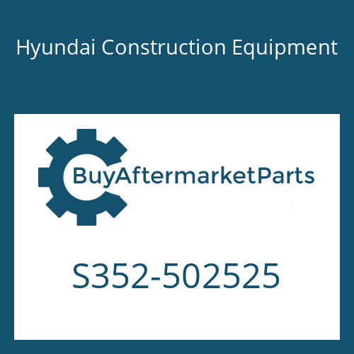 Hyundai Construction Equipment S352-502525 - PLATE-TAPPED,1 HOLE