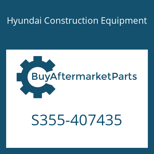 Hyundai Construction Equipment S355-407435 - PLATE-TAPPED