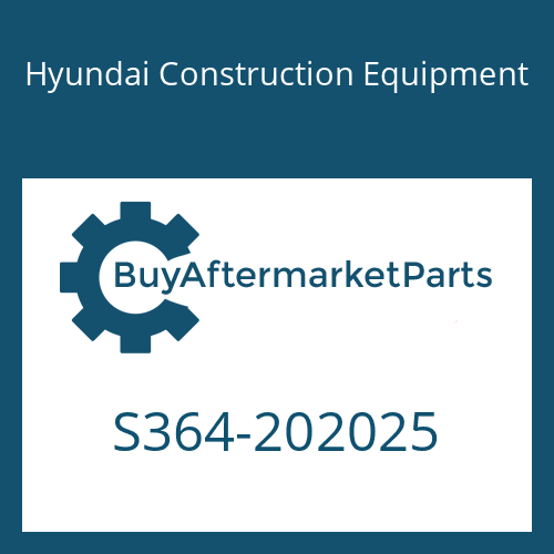 Hyundai Construction Equipment S364-202025 - PLATE-TAPPED,2 HOLE for Heavy Equipment