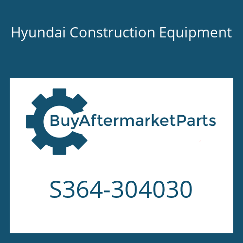 Hyundai Construction Equipment S364-304030 - PLATE-TAPPED,2 HOLE