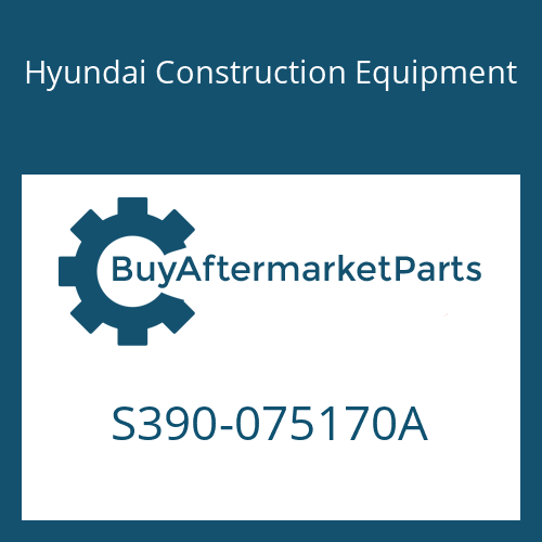 Hyundai Construction Equipment S390-075170A - SHIM-ROUND 0.5