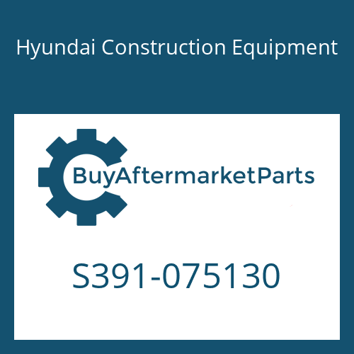 Hyundai Construction Equipment S391-075130 - SHIM-ROUND 1.0