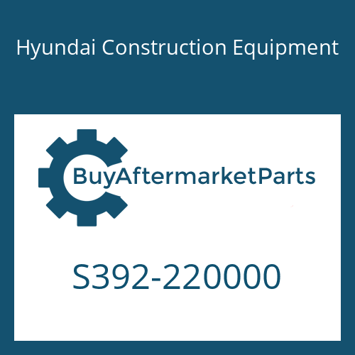 Hyundai Construction Equipment S392-220000 - SHIM-ROUND