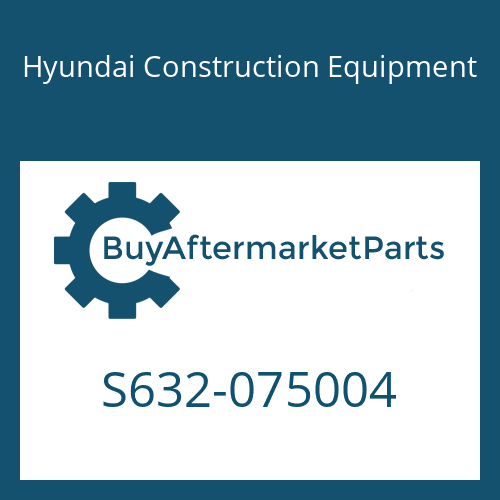 Hyundai Construction Equipment S632-075004 - O-RING