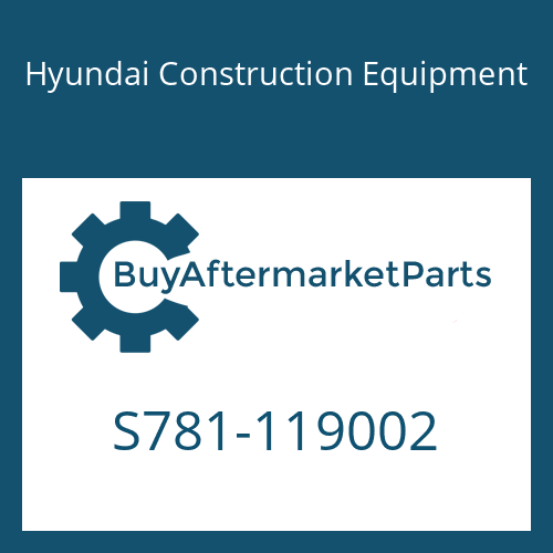 Hyundai Construction Equipment S781-119002 - SEAL(B-TYPE METER)