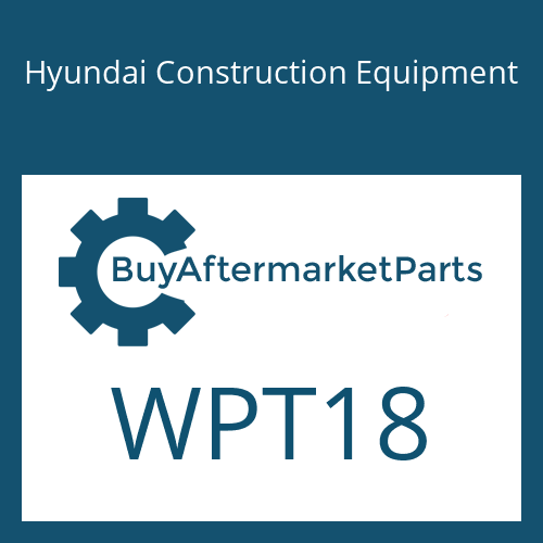 Hyundai Construction Equipment WPT18 - PLUG