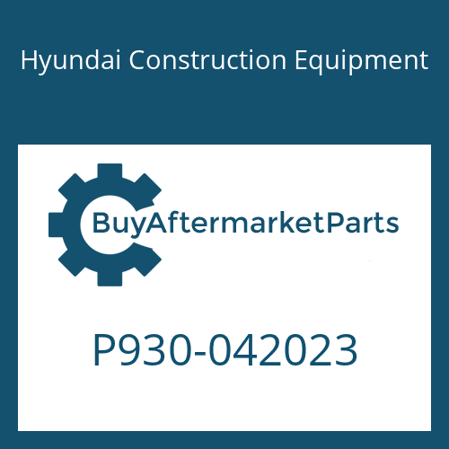 Hyundai Construction Equipment P930-042023 - HOSE ASSY-ORFS&amp;THD for Heavy Equipment