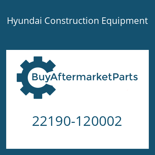 Hyundai Construction Equipment 22190-120002 - WASHER-SEAL