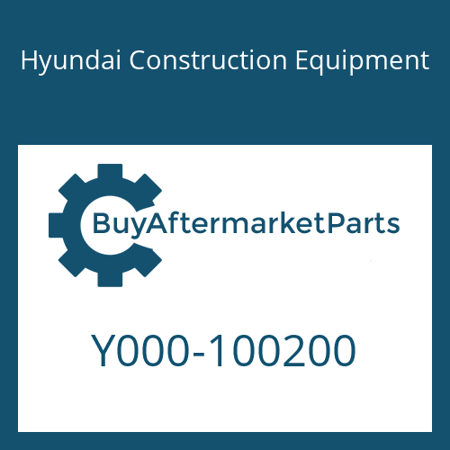 Hyundai Construction Equipment Y000-100200 - SEAL-DUST