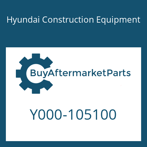 Hyundai Construction Equipment Y000-105100 - SEAL-DUST