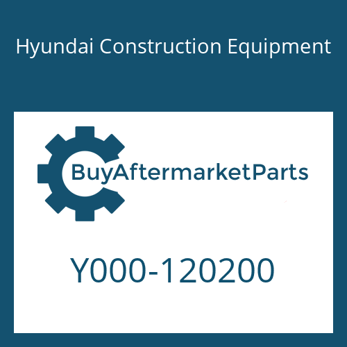 Hyundai Construction Equipment Y000-120200 - SEAL-DUST