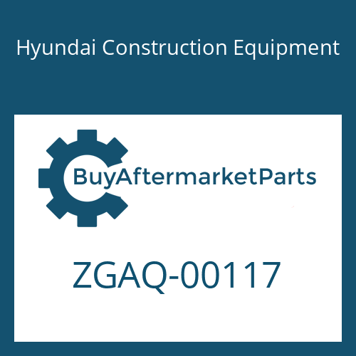 Hyundai Construction Equipment ZGAQ-00117 - WASHER
