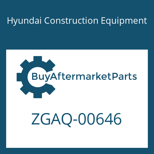 Hyundai Construction Equipment ZGAQ-00646 - FILTER-TRANSMISSION