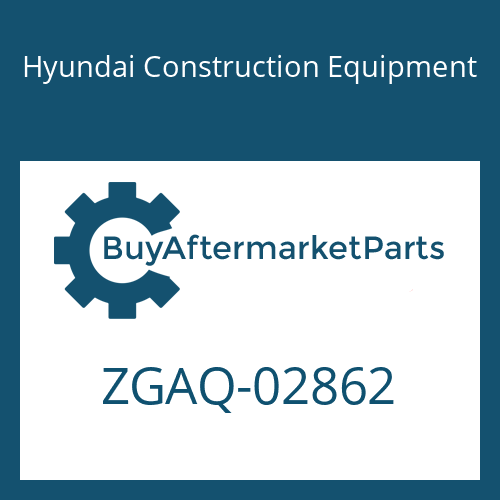 Hyundai Construction Equipment ZGAQ-02862 - COUPLING-CLUTCH