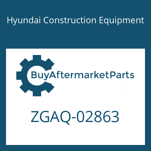 Hyundai Construction Equipment ZGAQ-02863 - COUPLING-CLUTCH