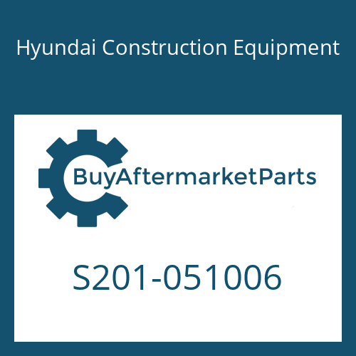 Hyundai Construction Equipment S201-051006 - NUT-HEX