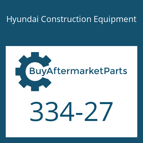 Hyundai Construction Equipment 334-27 - Nut-Hex