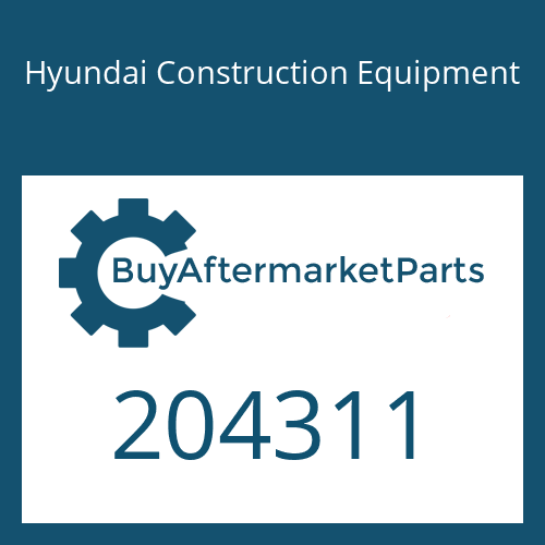 Hyundai Construction Equipment 204311 - Spool