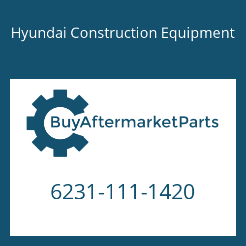 Hyundai Construction Equipment 6231-111-1420 - WASHER-SPRING