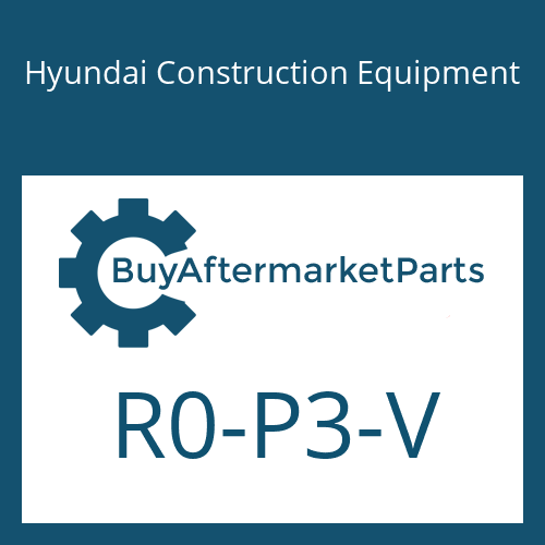 Hyundai Construction Equipment R0-P3-V - O-RING