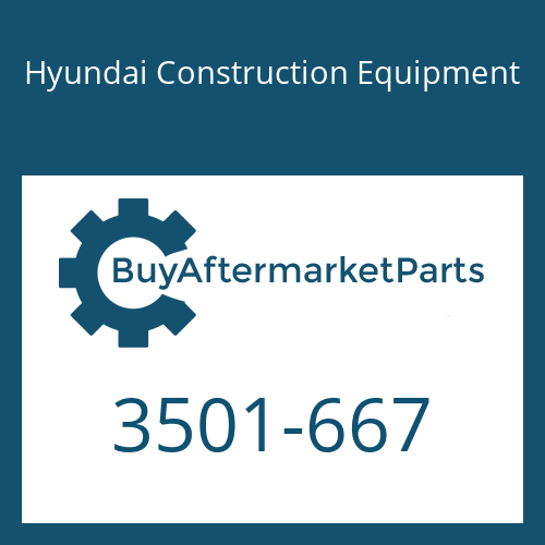 Hyundai Construction Equipment 3501-667 - HOUSING for Heavy Equipment