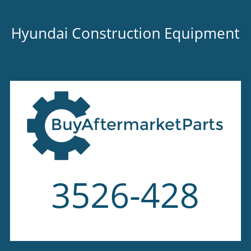 Hyundai Construction Equipment 3526-428 - CAP