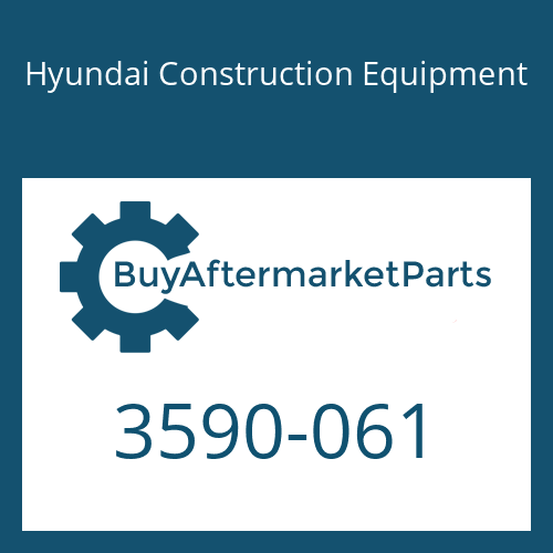 Hyundai Construction Equipment 3590-061 - Spring for Heavy Equipment