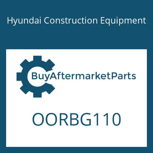 Hyundai Construction Equipment OORBG110 - O-RING