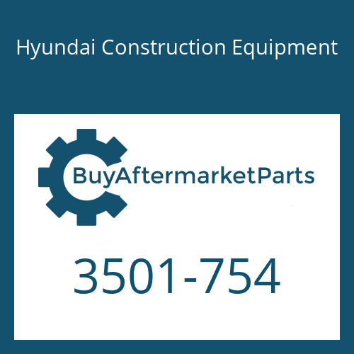 Hyundai Construction Equipment 3501-754 - Housing for Heavy Equipment