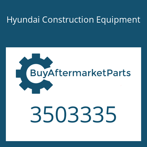 Hyundai Construction Equipment 3503335 - Nut-Regular Hex for Heavy Equipment