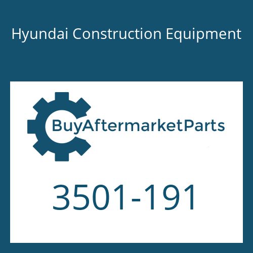 Hyundai Construction Equipment 3501-191 - HOUSING